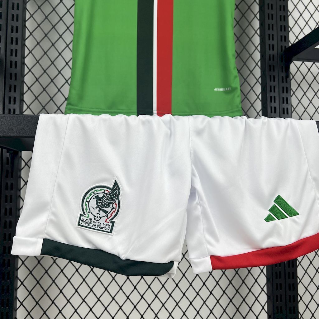 2026 Mexico Home World Cup Kid Kits Youth Apparels AAAAJersey Wholesale Yupoo 2