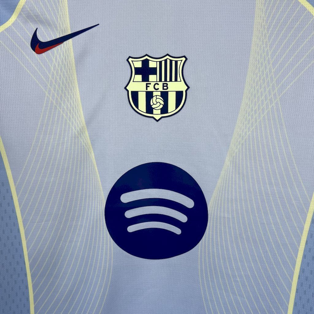 25-26 Barcelona Blue Special Edition(With CL Patch) Shirt Soccer Uniform AAAAJersey Yupoo 3