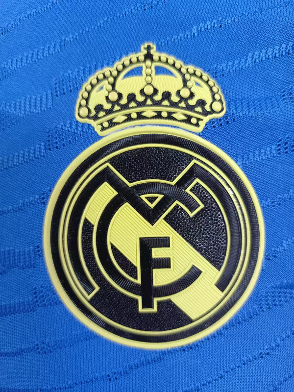25-26 Real Madrid Blue Polo Kit Player Version Soccer AAAAJersey Yupoo S-2XL 1