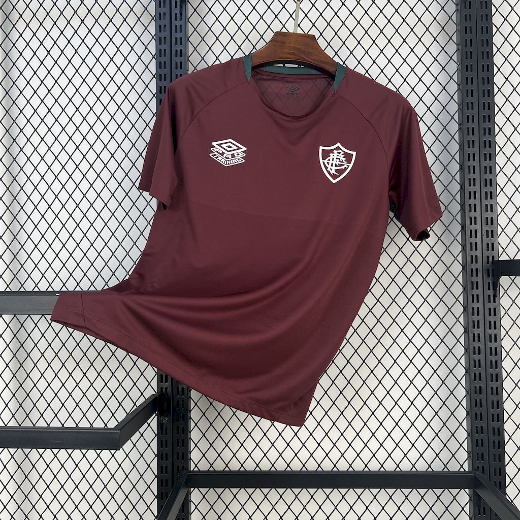 25-26 Fluminense Red Training Kit Soccer T-Shirt AAAAJersey Yupoo