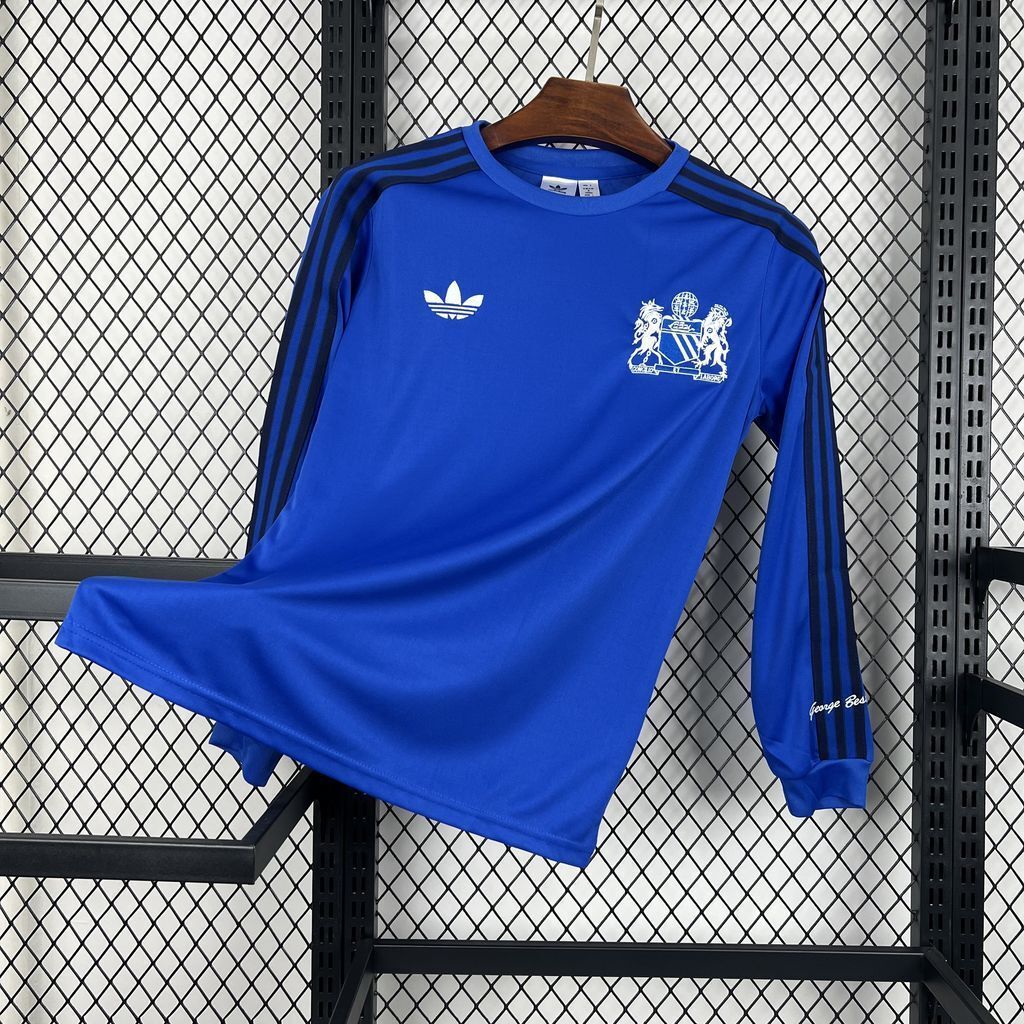 24-25 Manchester United LFSTLR Blue Long Sleeve Shirt AAAAJersey Supplier Yupoo