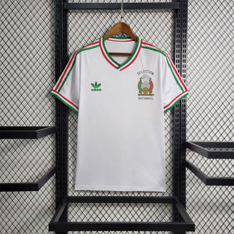 85-86 Retro Mexico Away S-XXL Cheap Soccer Jerseys