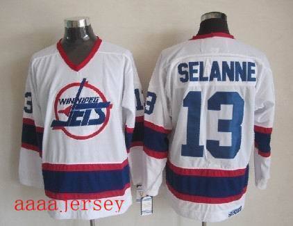 Winnipeg Jets retro ice hockey jersey M-3XL 温尼伯喷气机队复古冰球服 2
