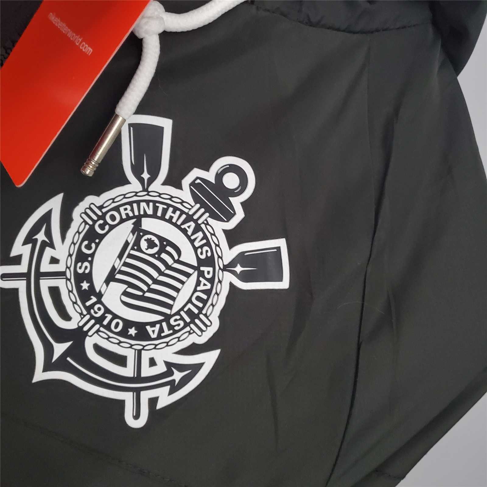 21-22 Corinthians Black Windbreaker 3