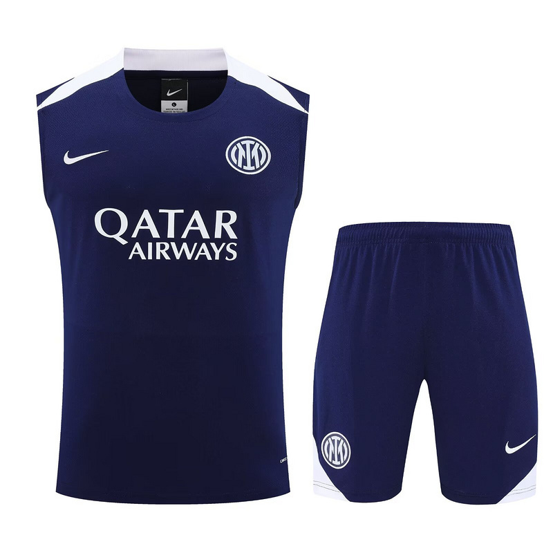 25-26 Inter Milan Training Kits Navy Football Vest Suits
