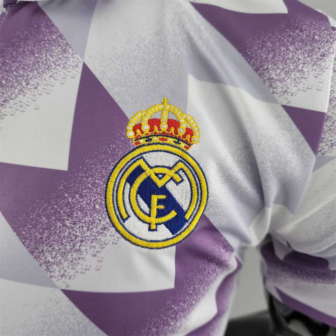 22-23 Real Madrid POLO purple-white 4