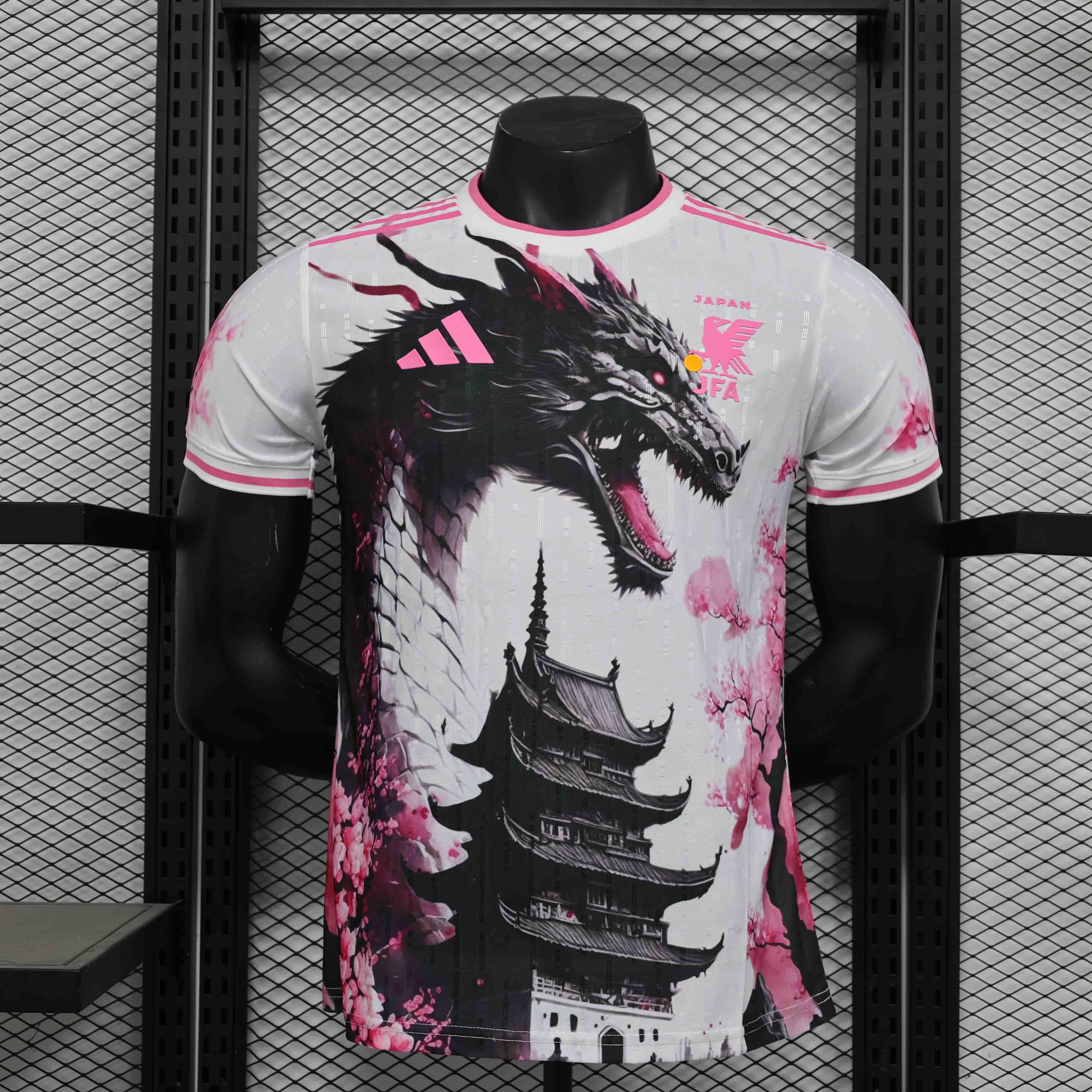 2024 Japan Sakura Dragon Special Edition White Player Version Shirt AAAAJersey Supplier Yupoo