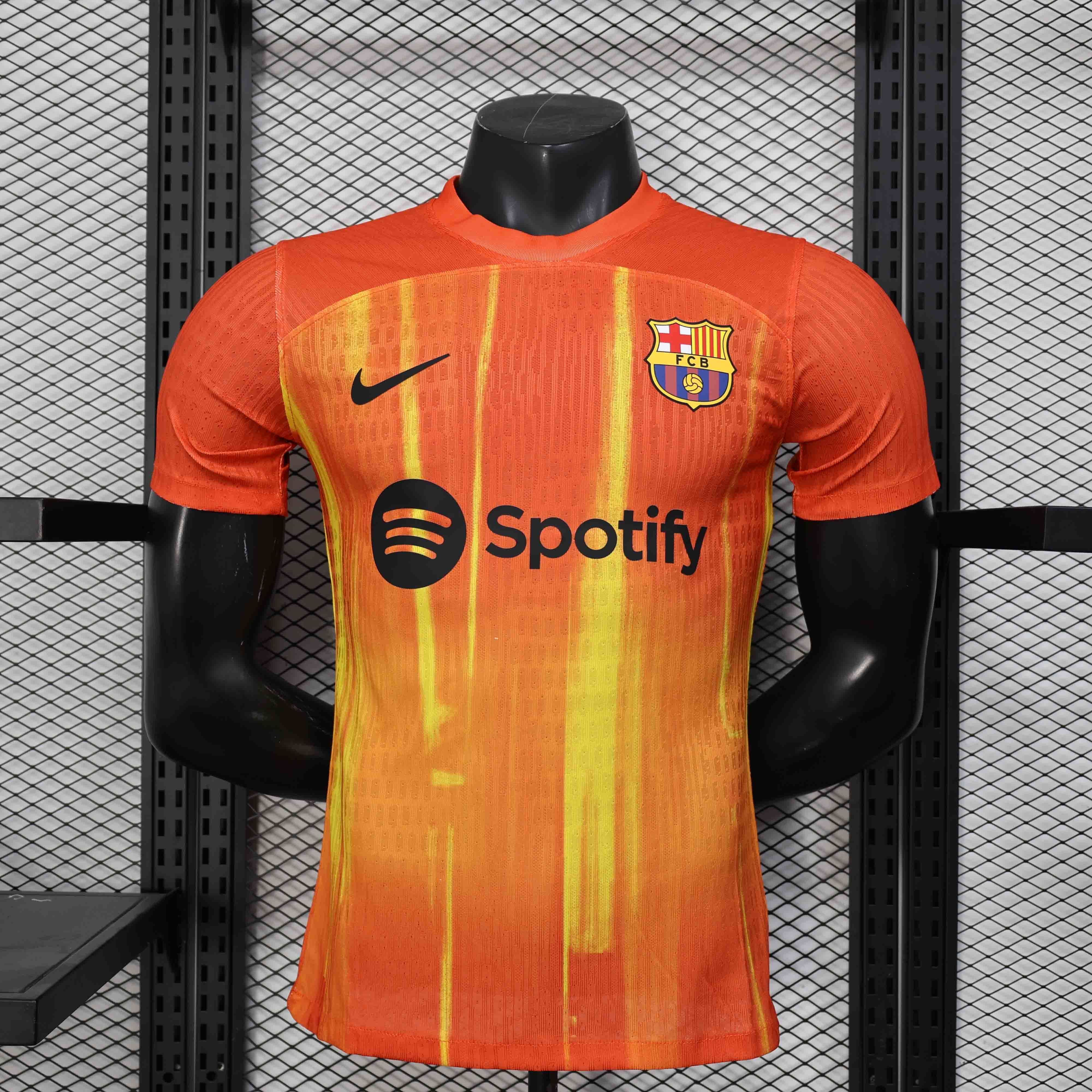 25-26 Barcelona Orange Concept Special Edition Kit Player Version Shirt AAAAJersey Wholesale Yu