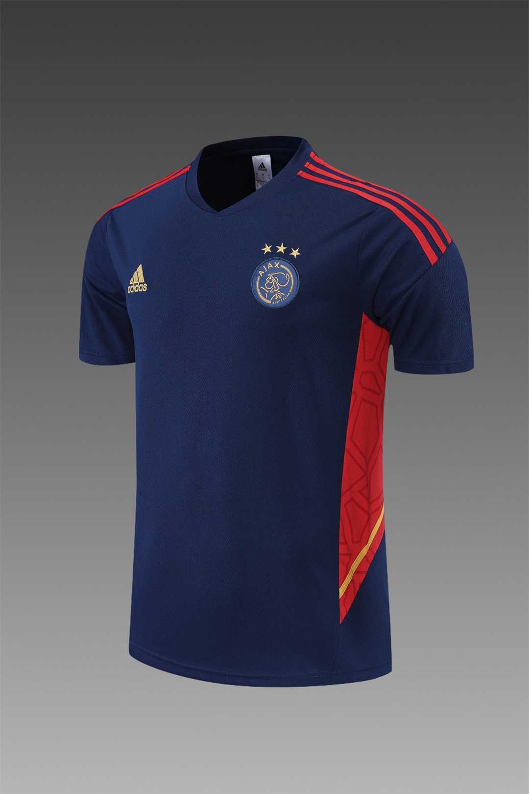 22-23 Ajax Training Suit Short Sleeve Kit Royal Blue 12