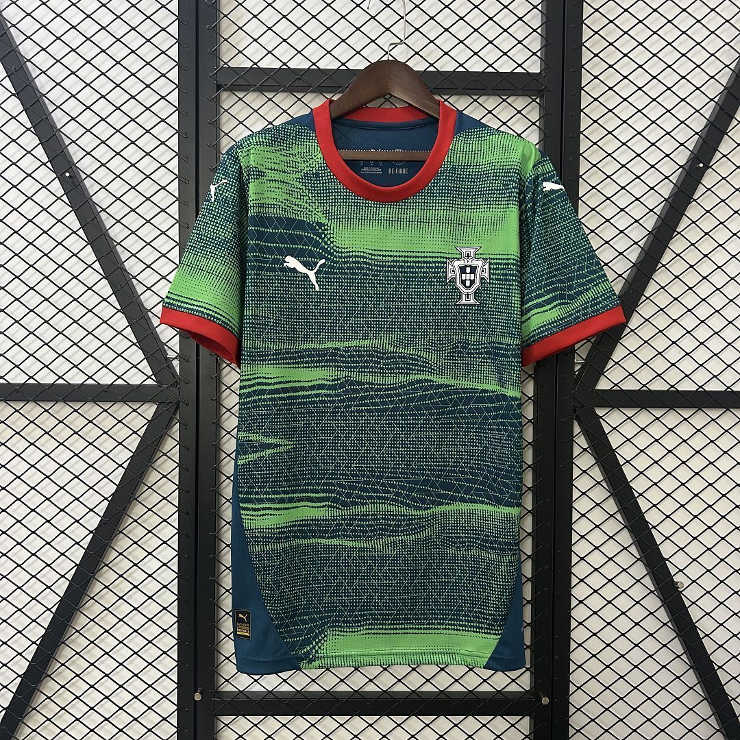 2025 Portugal Green Training Shirt Football Uniform AAAAJersey Dropship Yupoo