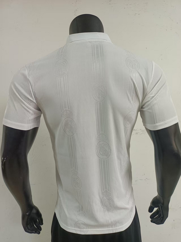 25-26 Real Madrid White Polo Kit Player Version Soccer AAAAJersey Yupoo S-2XL 3