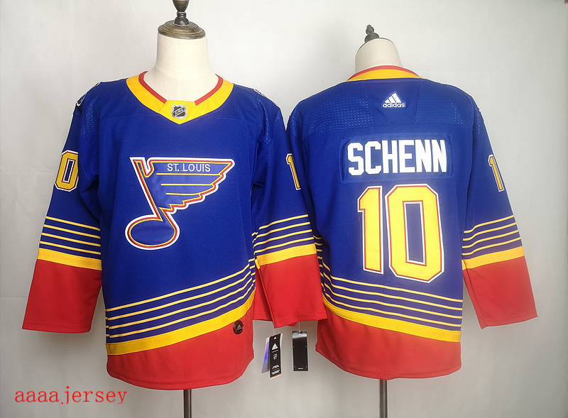 St. Louis Blues ice hockey jersey M-3XL 圣路易蓝调队冰球服