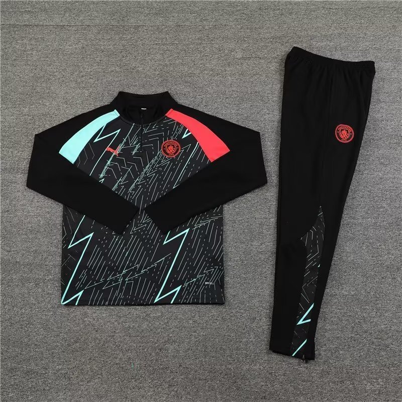23-24 Manchester City Long Sleeve Training Suit Yupoo 1