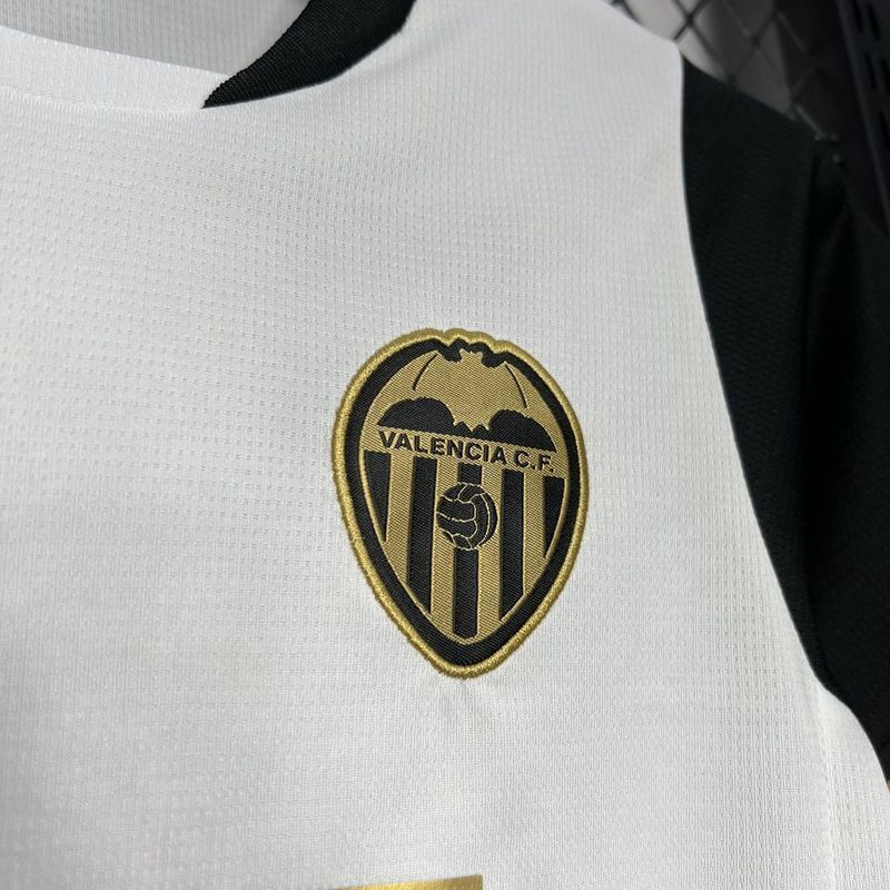 24-25 Valencia Home Kid Kits Youth Apparels Football AAAAJersey Yupoo 3