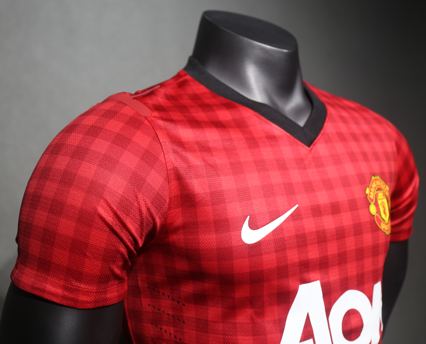 12-13 Manchester United Home Retro Kit Vintage Player Version Sino Shirt AAAAJersey Dropship Yu 5