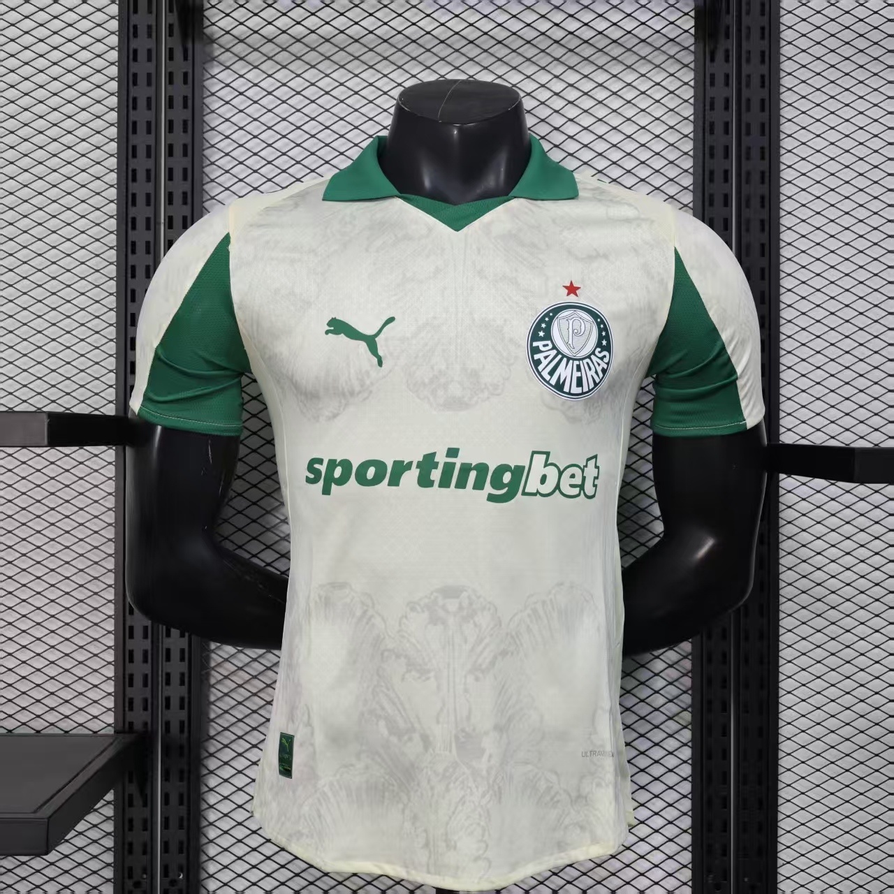 25-26 Palmeiras Away Cup World Kit Player Version Shirt AAAAJersey Dropship Yupoo