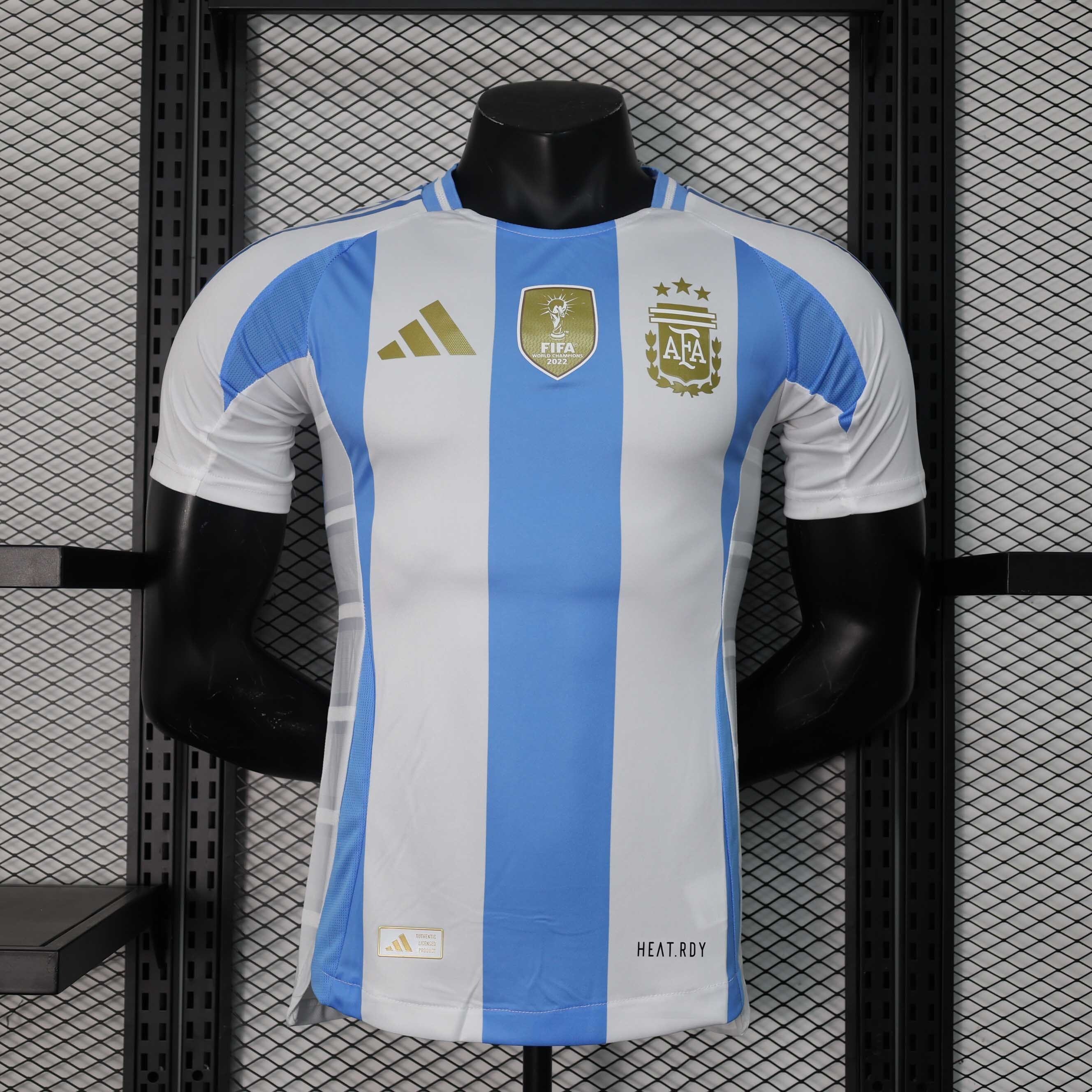 2024 Argentina Home Kit Player Version Shirt Jersey Supplier Yupoo