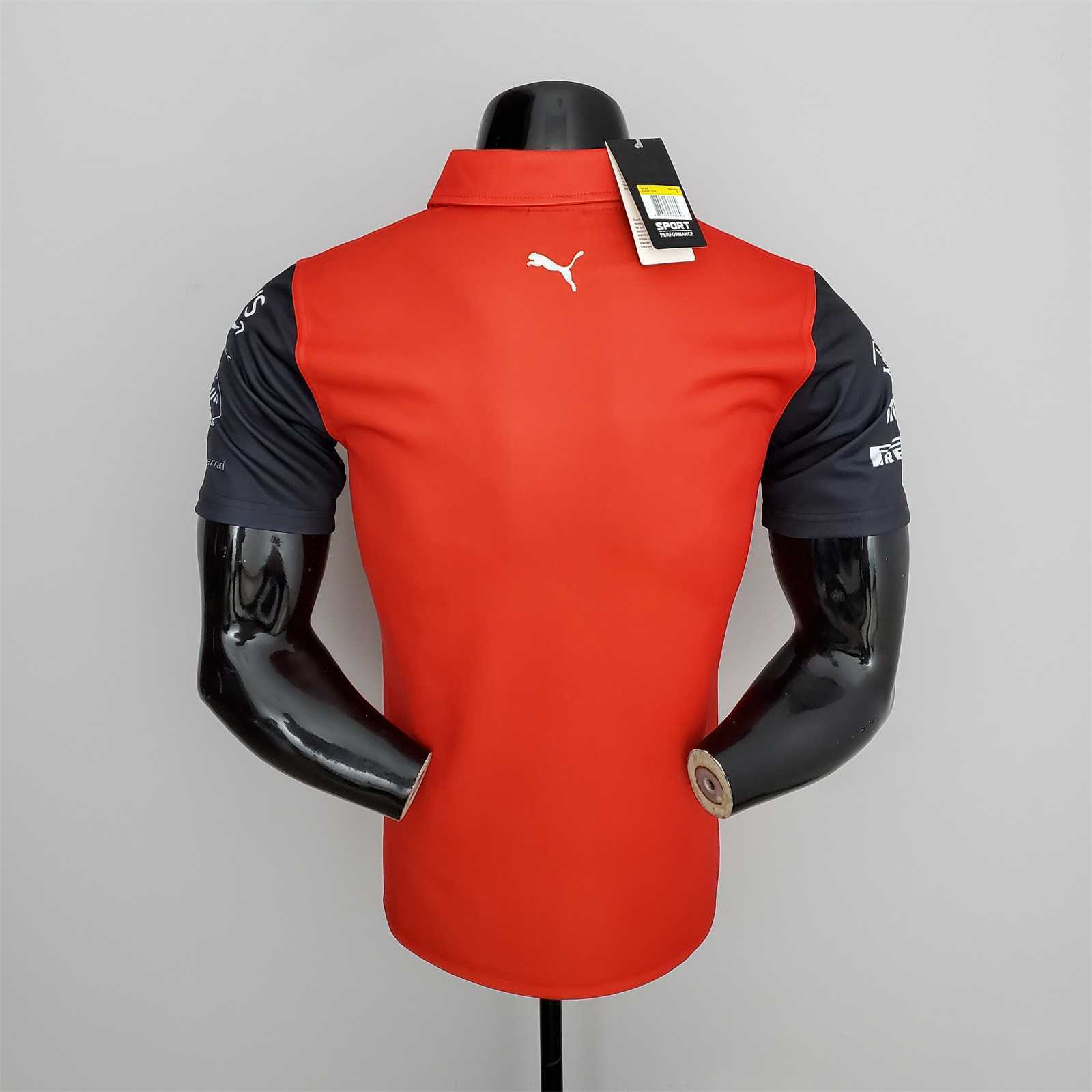 New F1 Formula One; Ferrari racing suit polo red 5