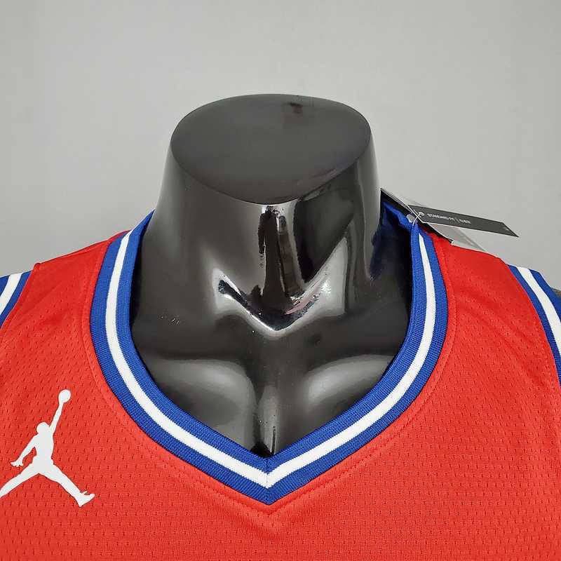2021 IVERSON#3 76ers Jordan Themed Red 4