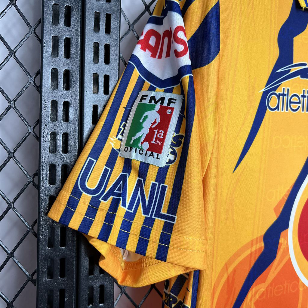 97-98 Tigres UANL Home Retro Kit Vintage Shirt Sport AAAAJersey Yupoo 4