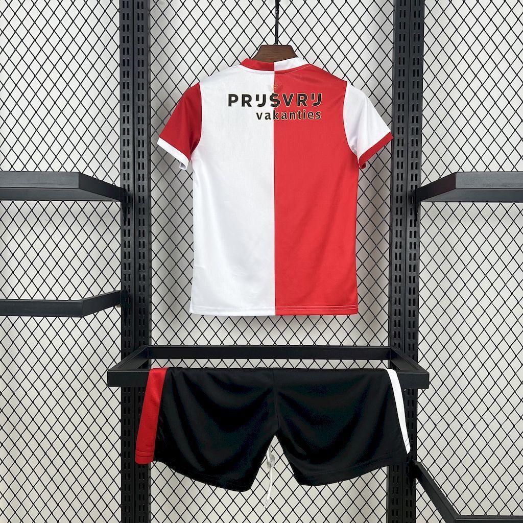 25-26 Feyenoord Rotterdam Home Kid Kits Youth Apparels AAAAJersey Supply Yupoo 3