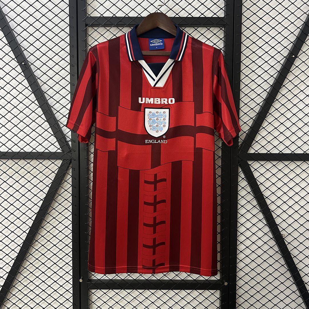 1998 England Away Retro Kit Vintage Shirt AAAAJersey Dropship Yupoo