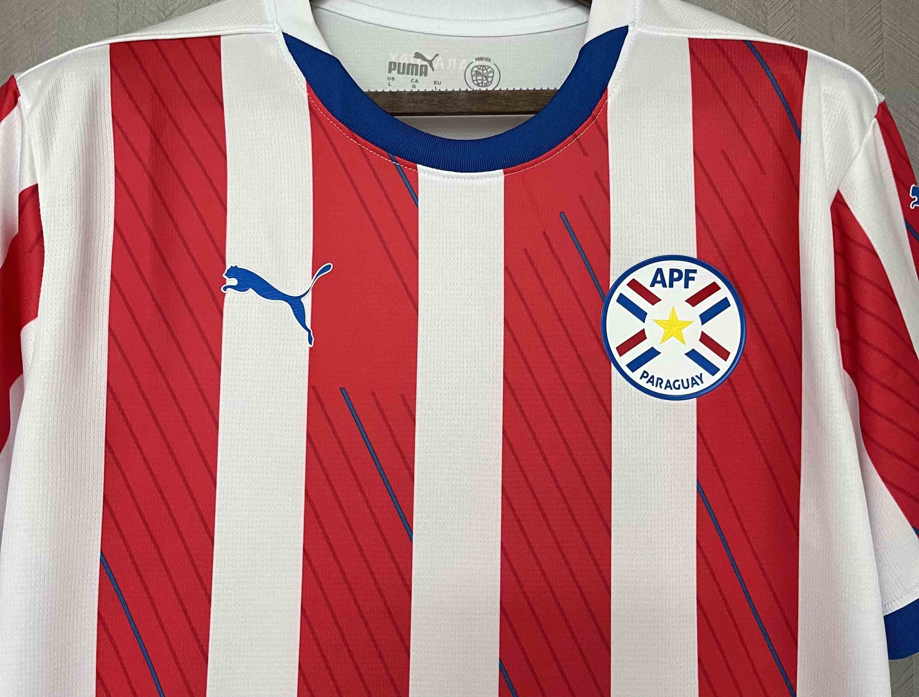 2024 Paraguay Home Kit Football AAAAJersey Supplier 6