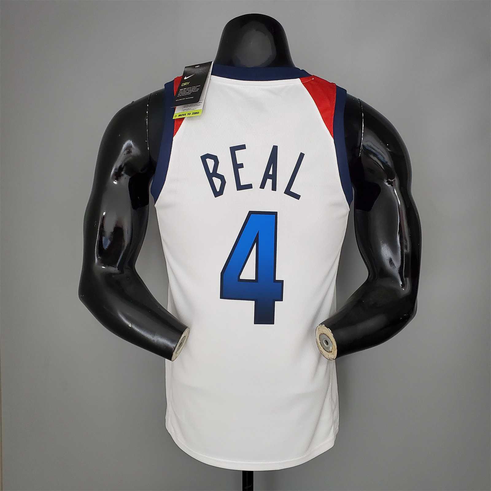2021 Olympic Games BEAL#4 USA Team USA White Red 7