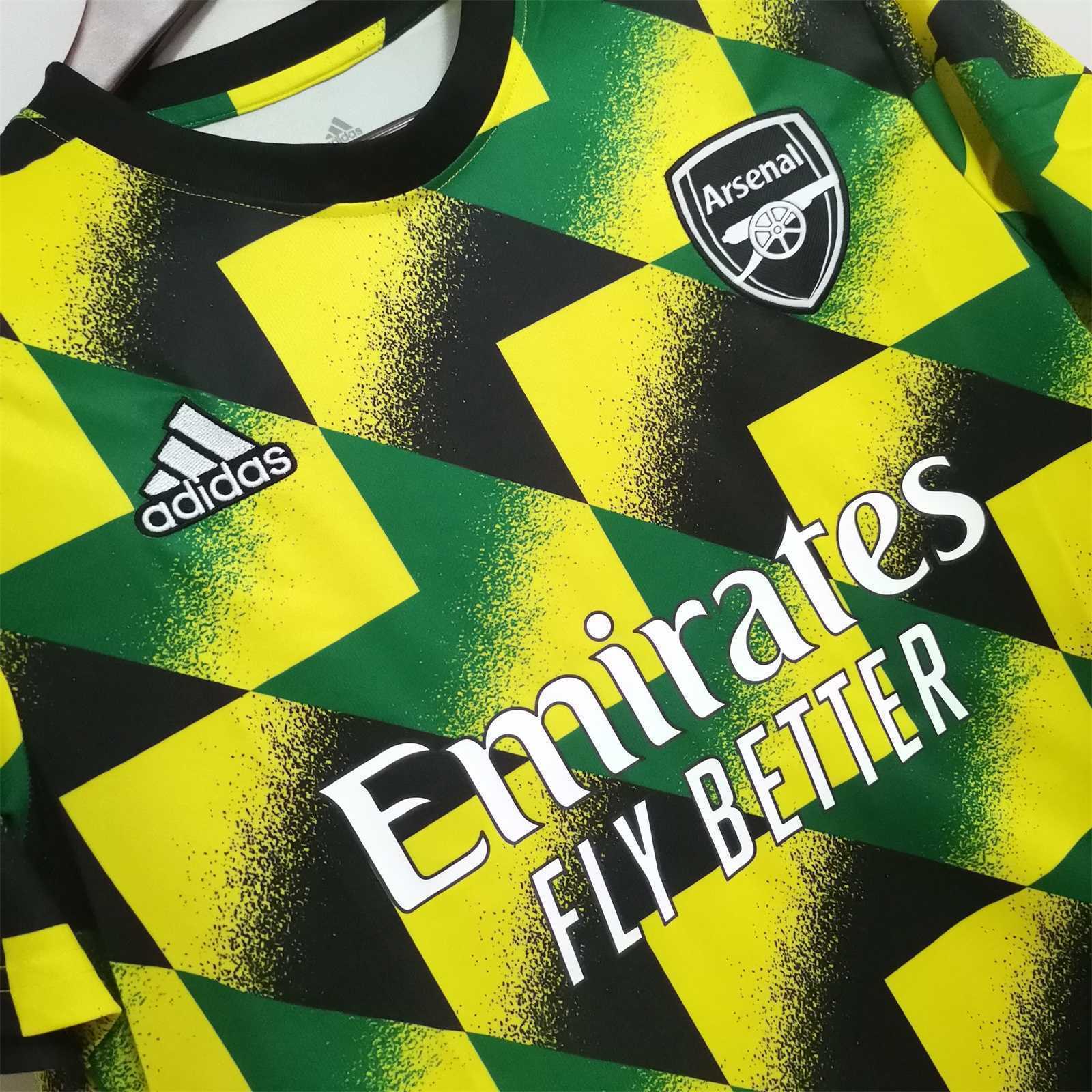 22-23 Arsenal yellow training suit 3
