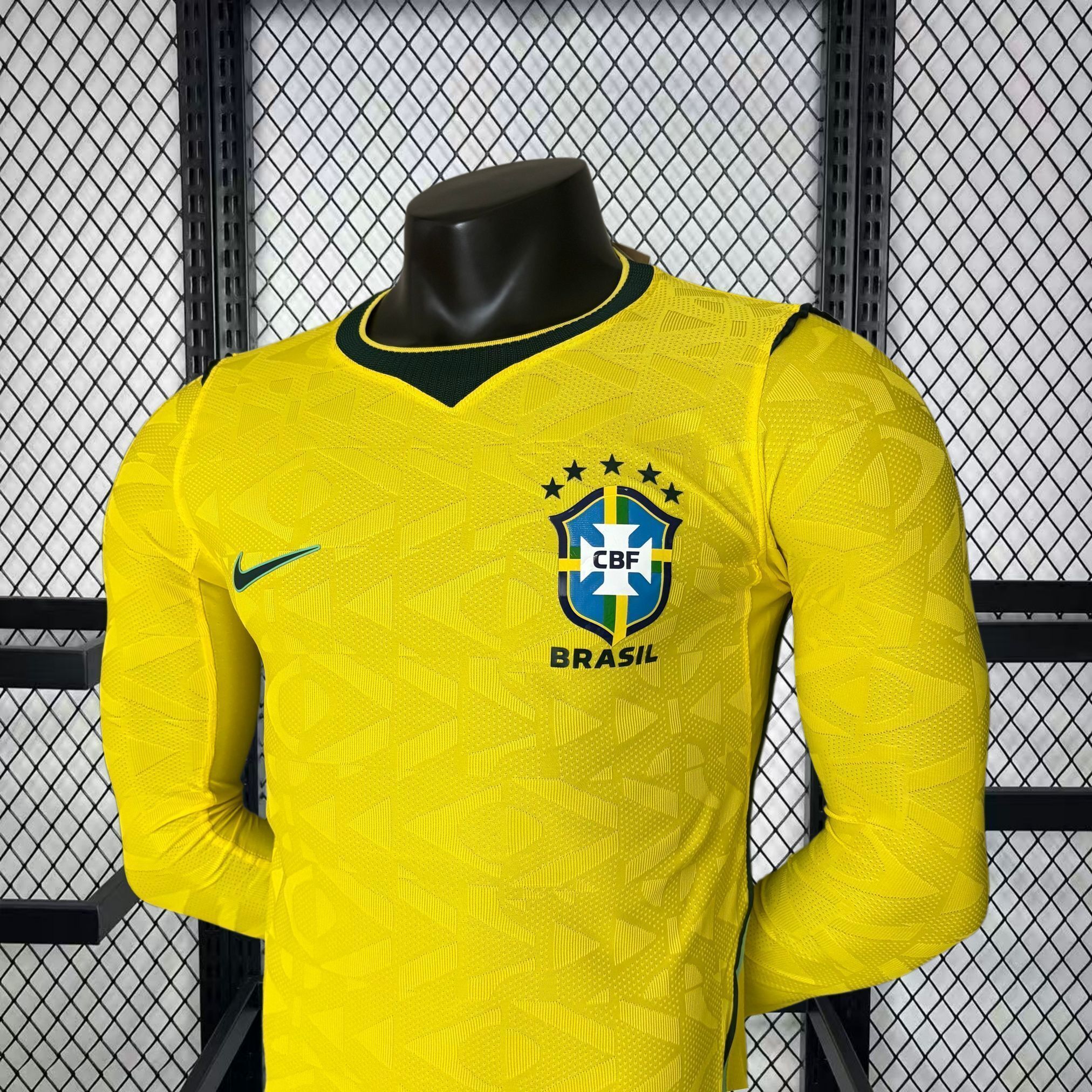 World Cup 2026 Brazil Home Kit Player Version Football Long Sleeve Shirt AAAAJersey Supply Yupoo 3