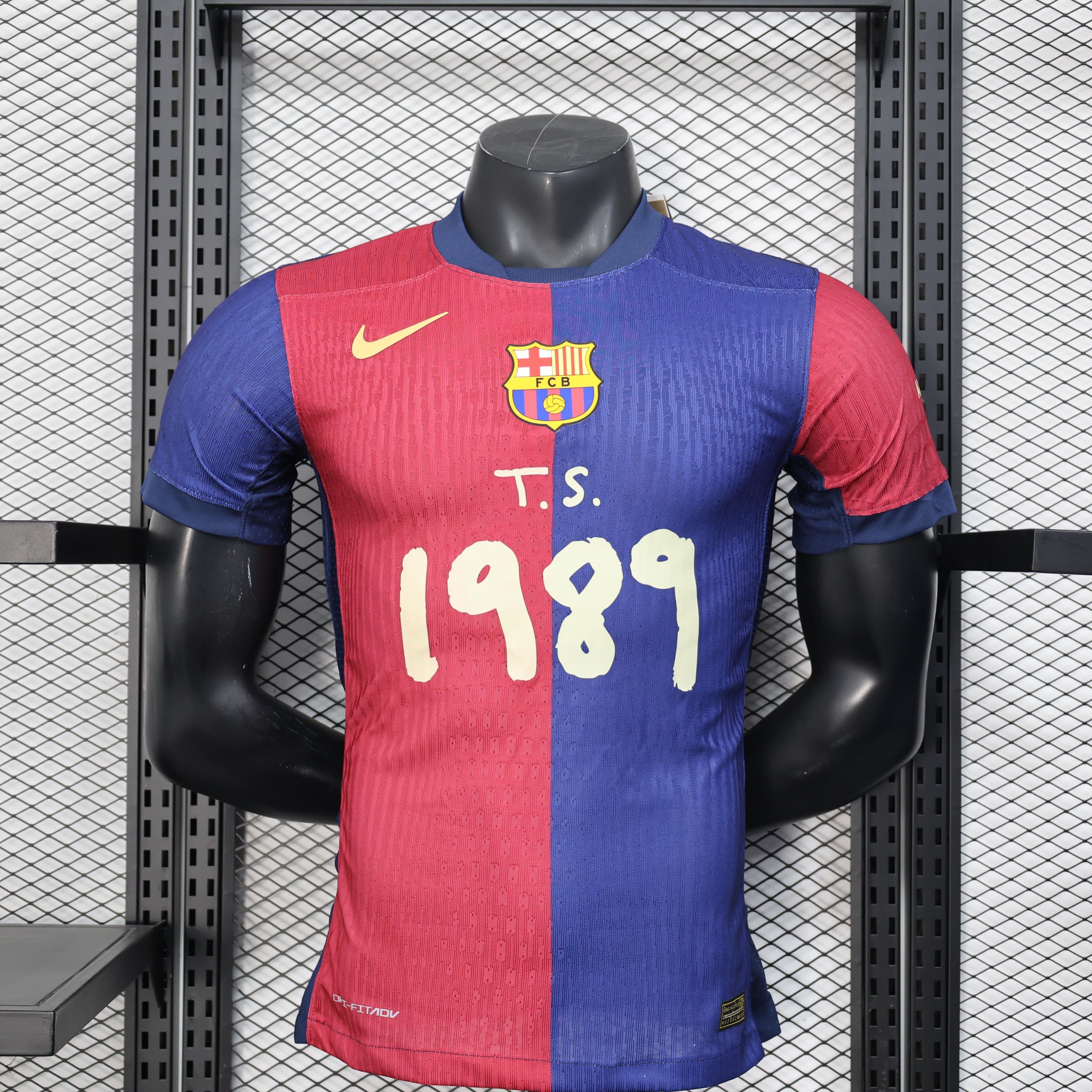 24-25 Barcelona Home Kit TS-1989 Player Version Shirt AAAAJersey Supply Yupoo