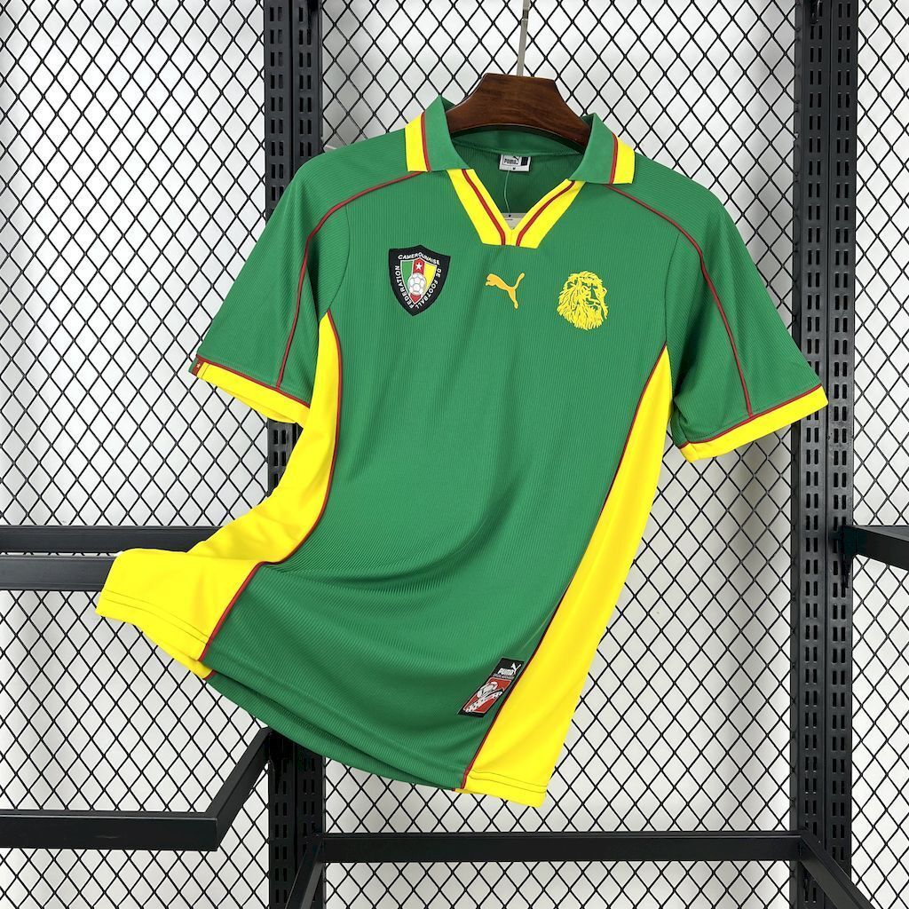 1998 Cameroon Home Retro Kit Vintage Shirt AAAAJersey Supply Yupoo