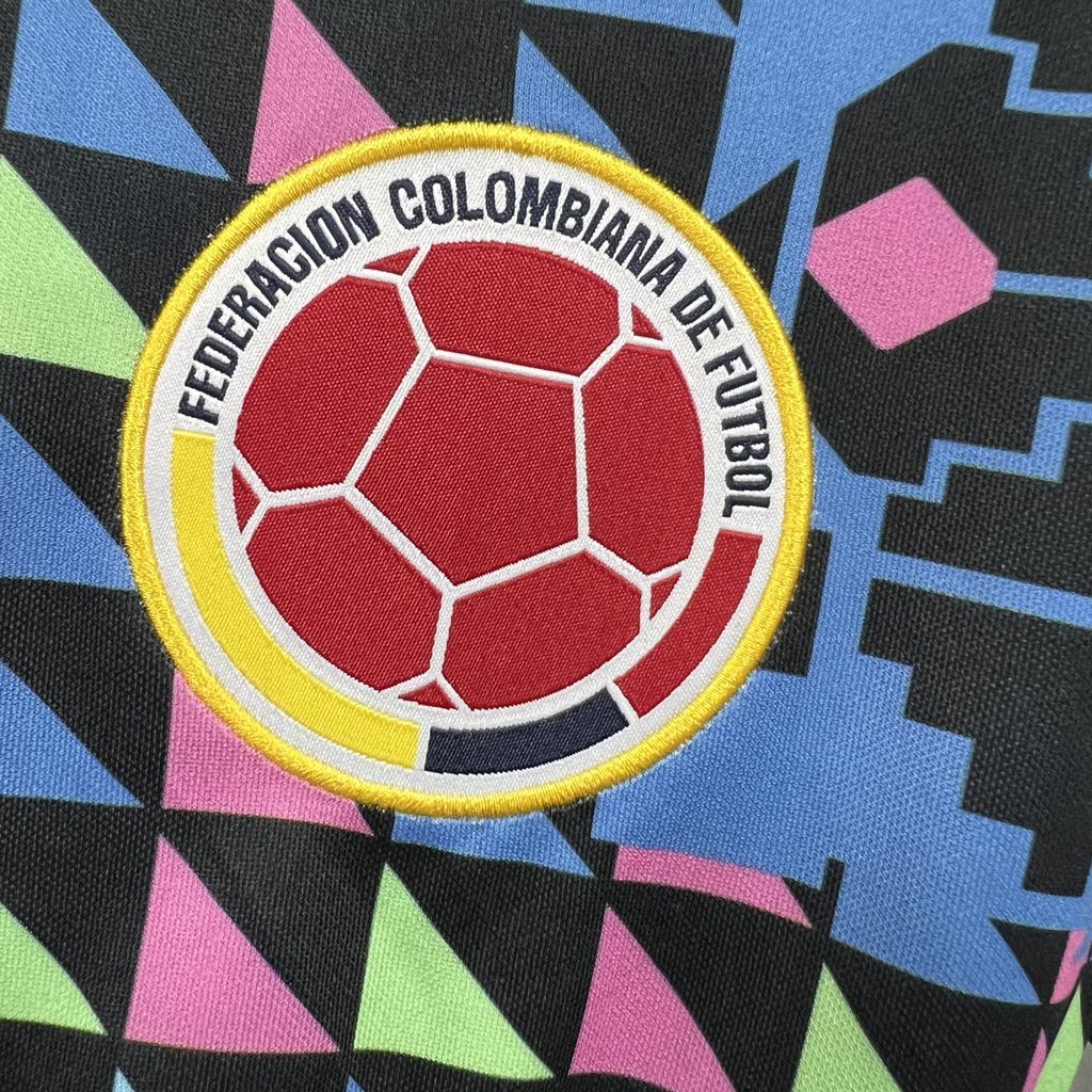 1990 Colombia Retro Mens Goalkeeper Kit Football Shirt AAAAJersey Supply Yupoo 5 7