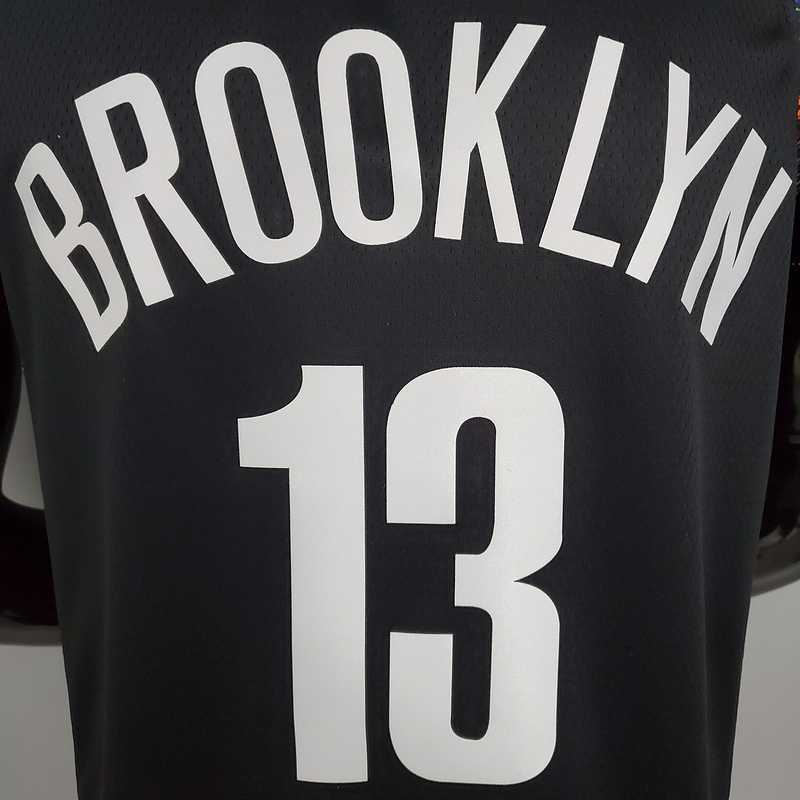 Harden #13 Brooklyn Nets City version black 9