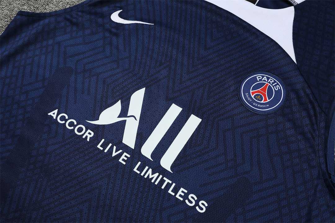 22-23 PSG vest training suit kit dark blue 6