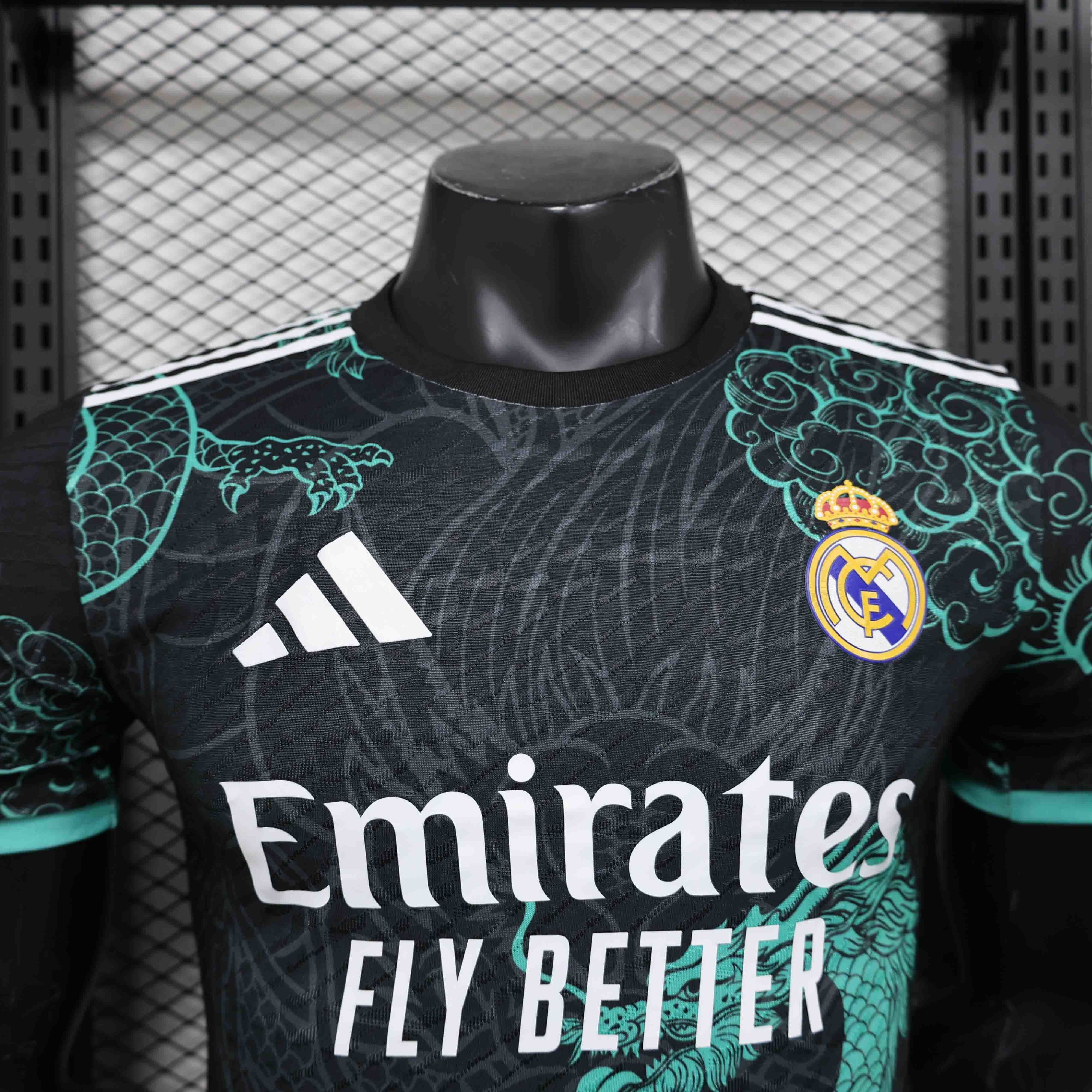 25-26 Real Madrid Green Dragon Special Edition Kit Player Version Shirt AAAAJersey Dropship Yup 2