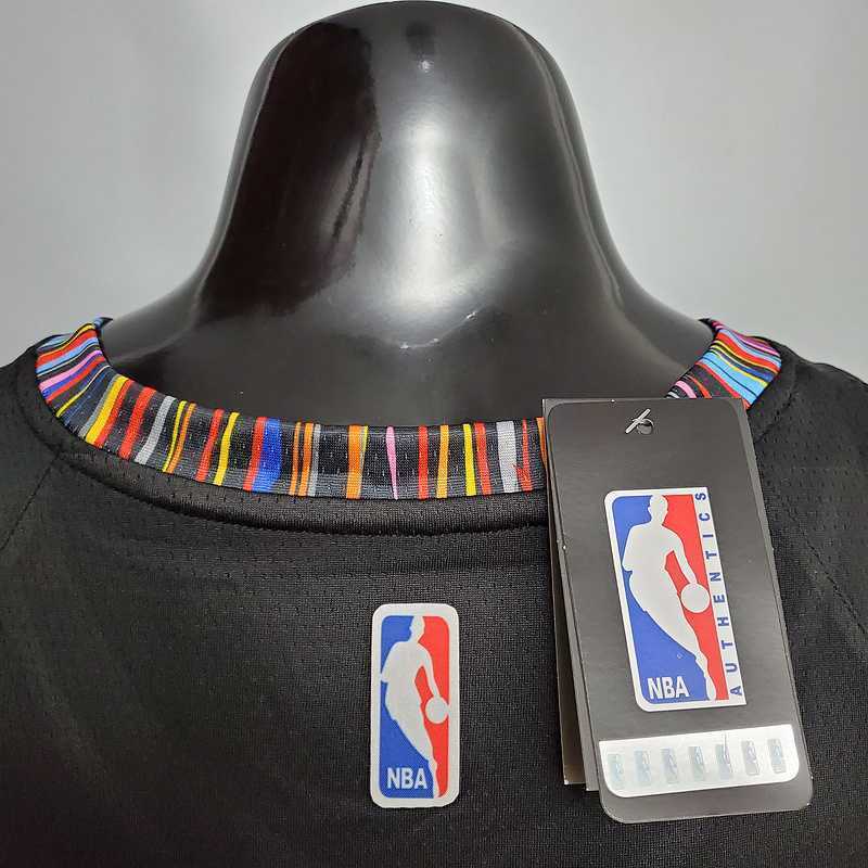 Durant #7 Brooklyn Nets City version black 2