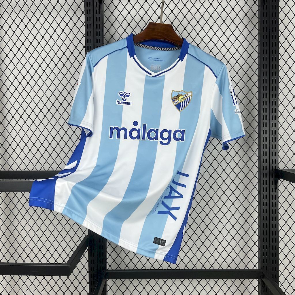 25-26 Malaga Home Shirt Football T-Shirt AAAAJersey Supply Yupoo