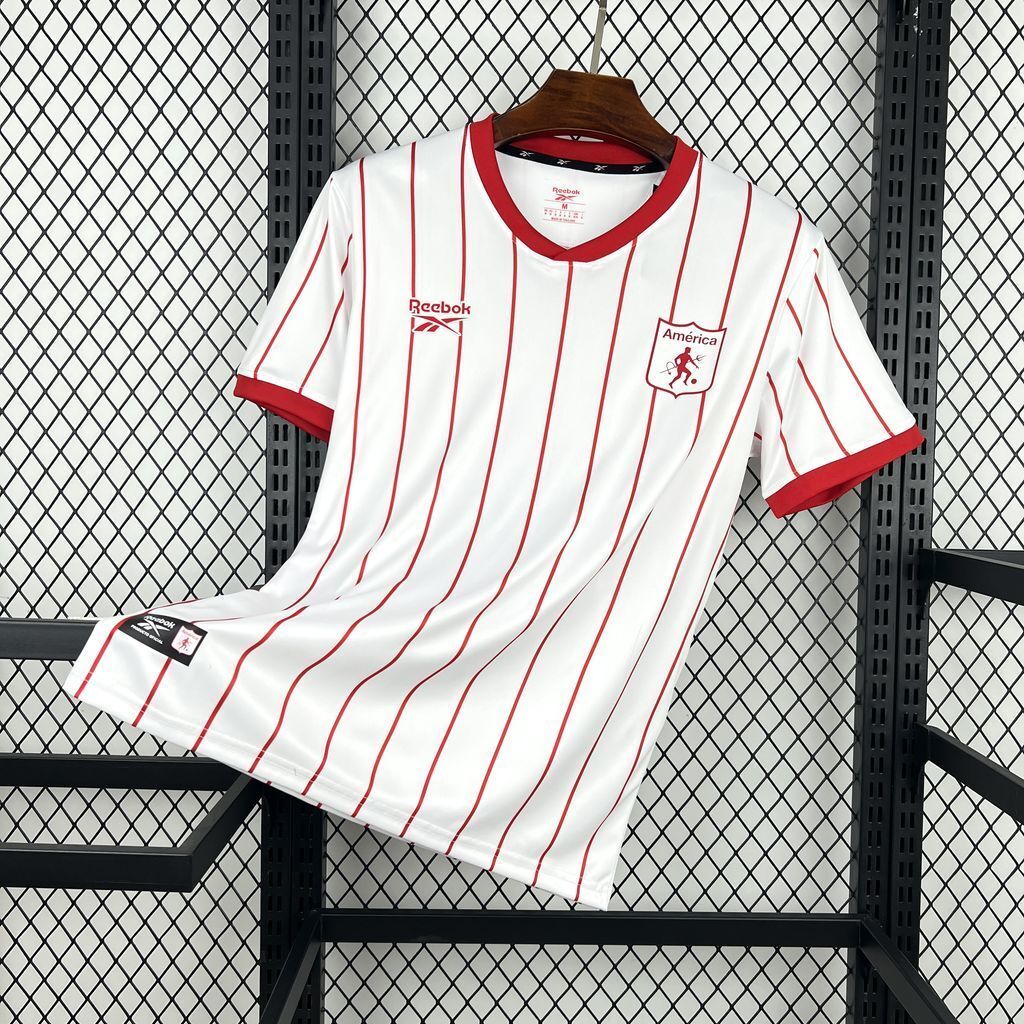 26-27 América de Cali Mens Away White Kit Soccer T-Shirt AAAAJersey Supply Yupoo7