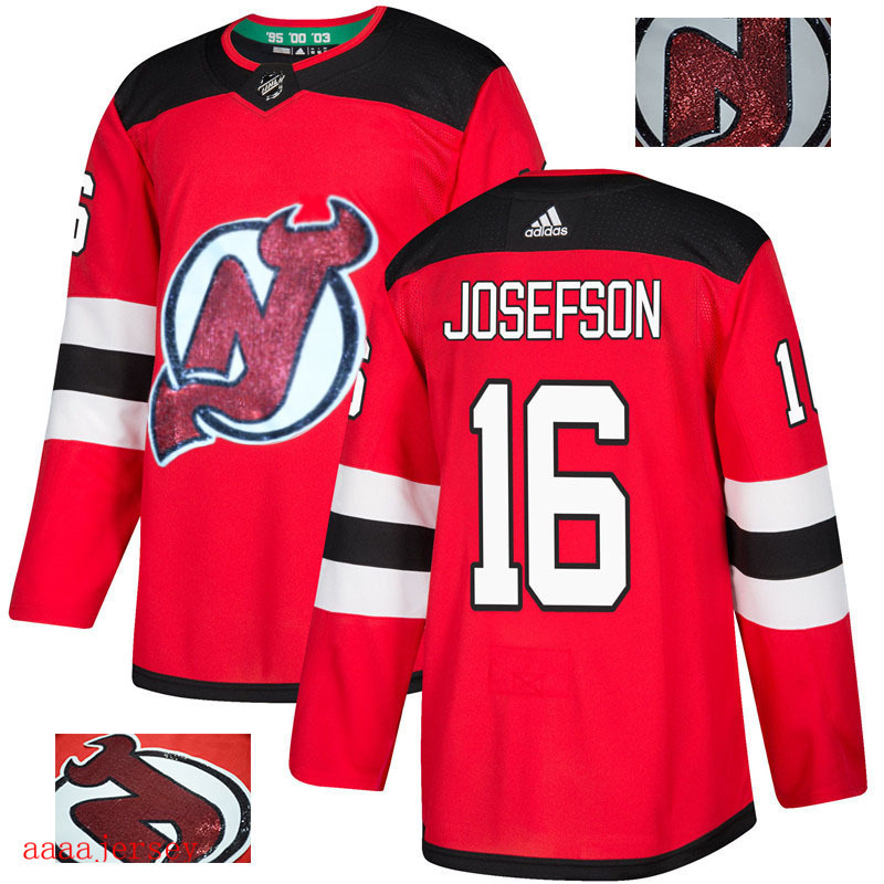 2018 New Jersey Devils Ice Hockey jersey M-3XL 新泽西魔鬼队时尚亮片款冰球服 1