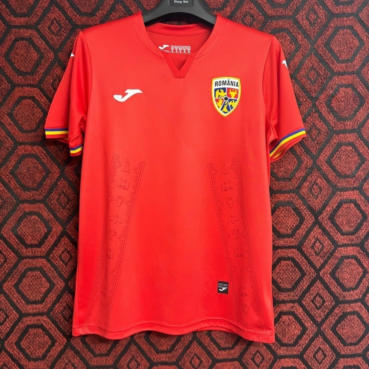 2024 Romania Away Kit Soccer T-Shirt Sino Sport AAAAJerseys Supply Yupoo