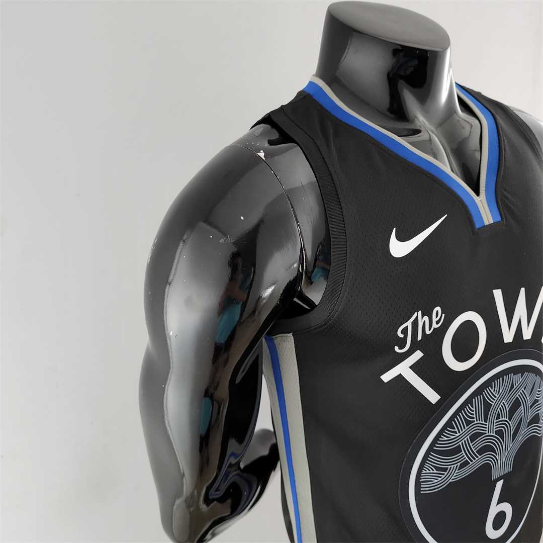 2020 YOUNG #6 Warriors City Edition Black and Grey NBA Jersey 8
