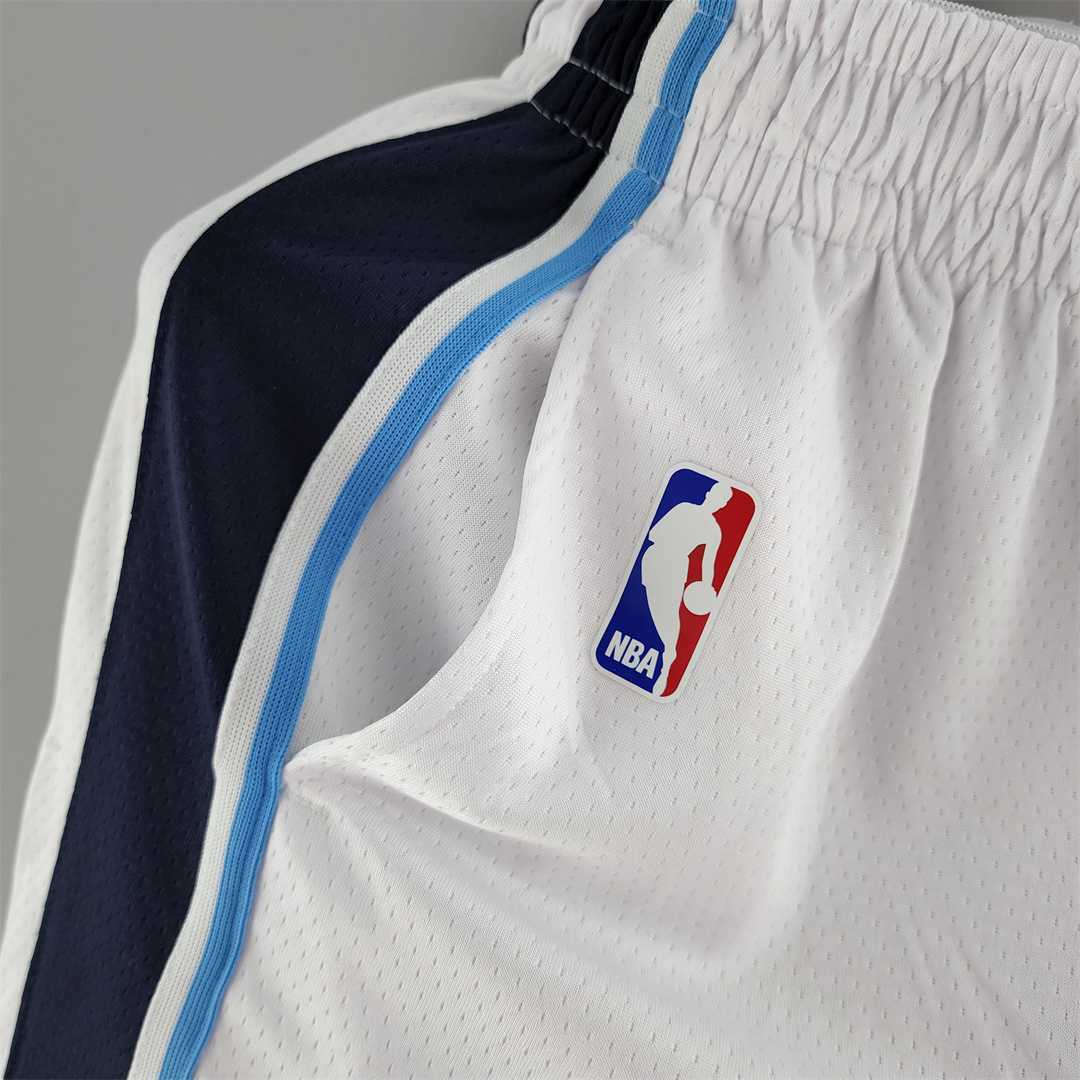 Memphis Grizzlies NBA Shorts White 4