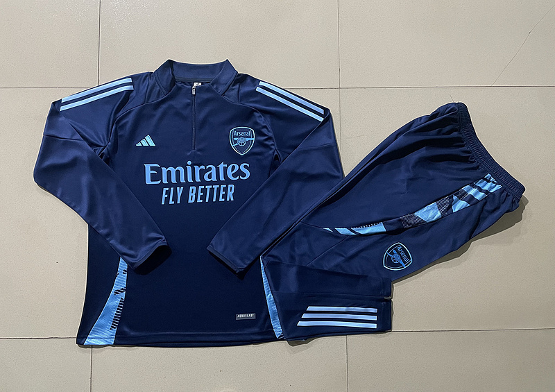 24-25 Arsenal Long Sleeve Training Suit Football Shirts 1