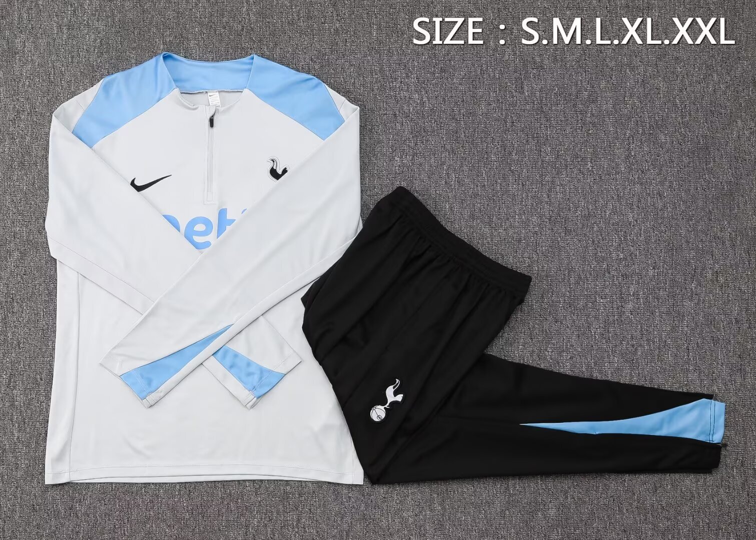 24-25 Tottenham Long Sleeve Training Suit Football Shirts 1