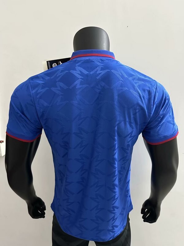 25-26 Manchester United Blue Polo Kit Special Edition Player Version Soccer AAAAJersey Yupoo S- 2