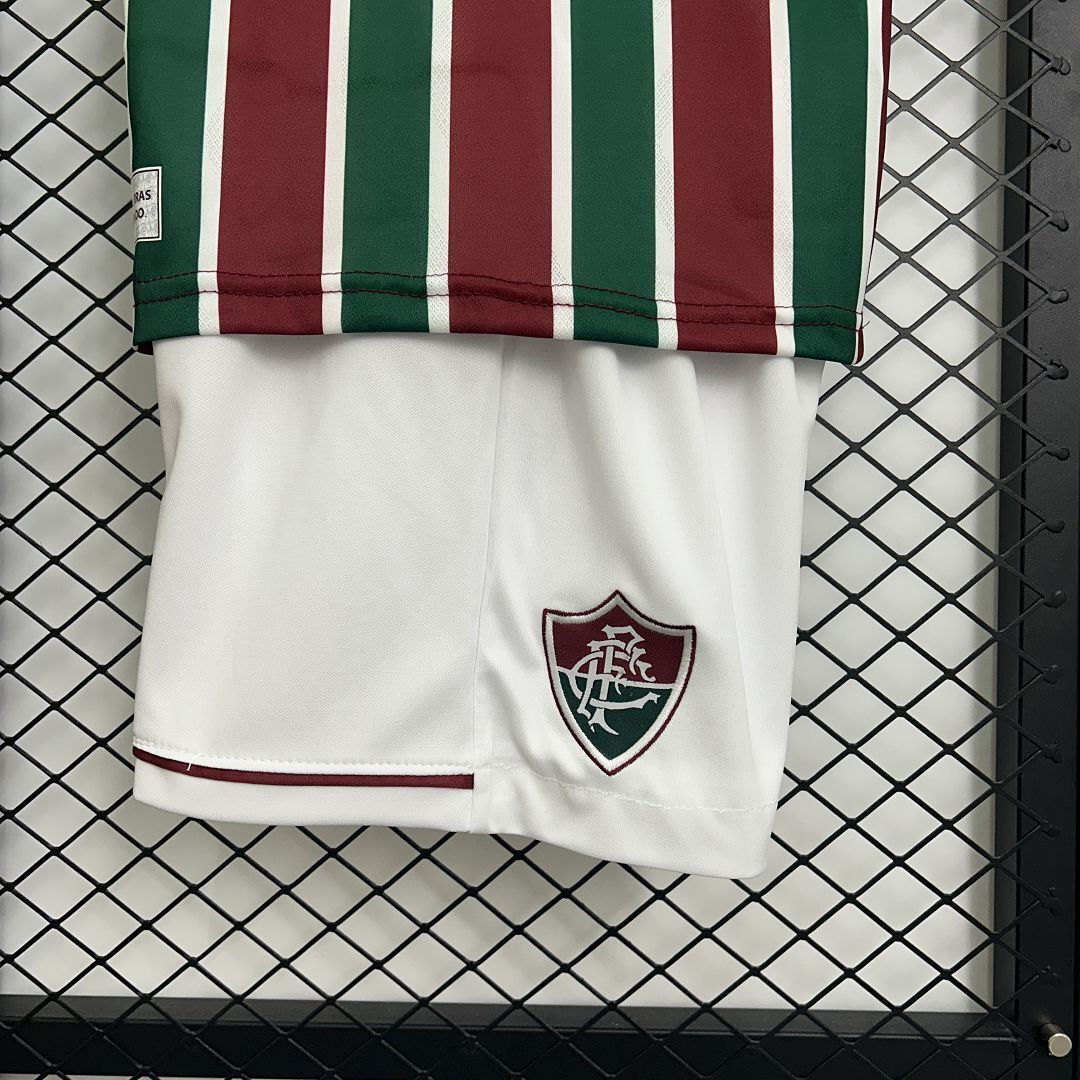 25-26 Fluminense Home Kid Kits Youth Apparels AAAAJersey Supply Yupoo 5