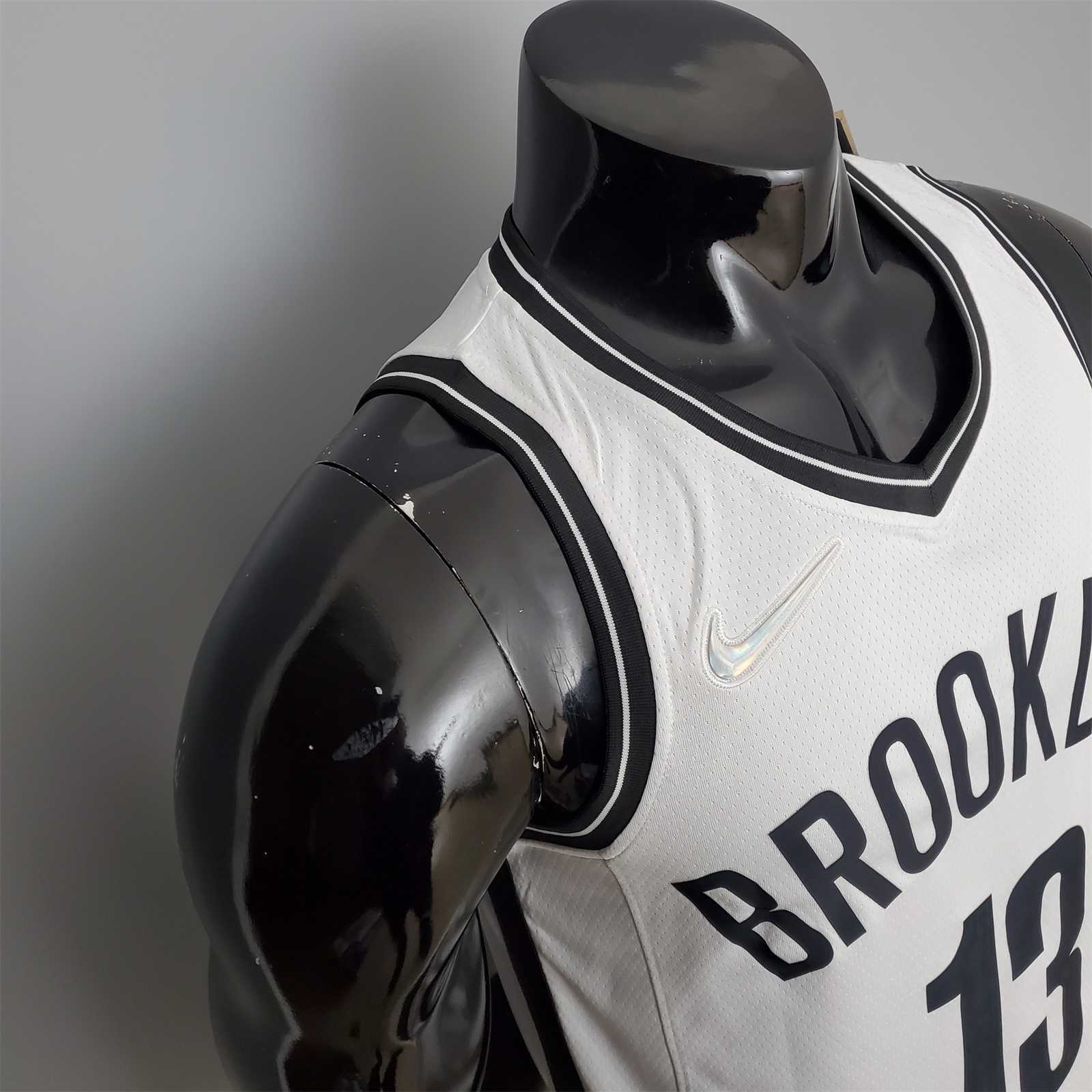 75th Anniversary Harden #13 Nets White 9