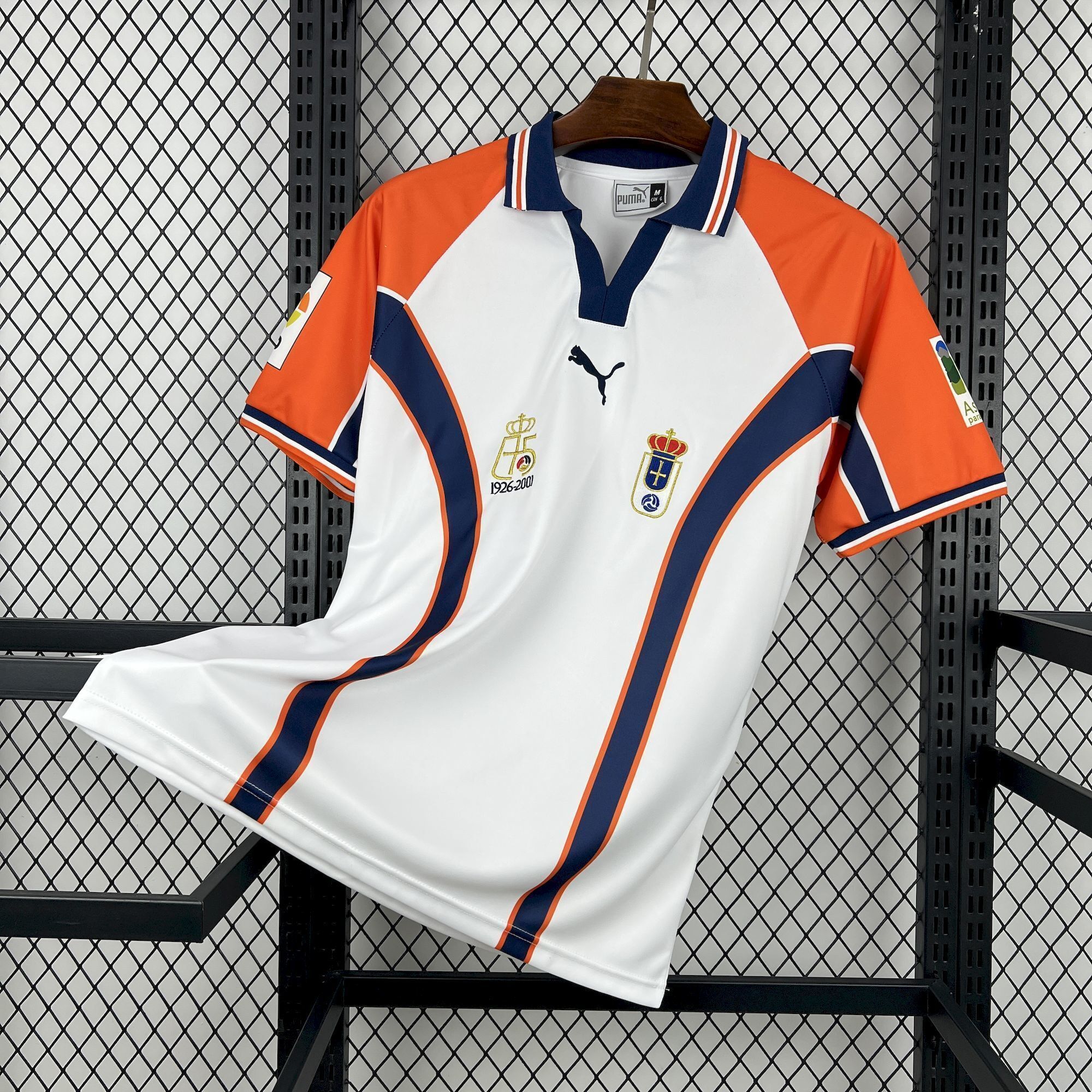 00-01 Real Oviedo Away Retro Kit Soccer T-Shirt Cheap AAAAJerseys Supply Yupoo