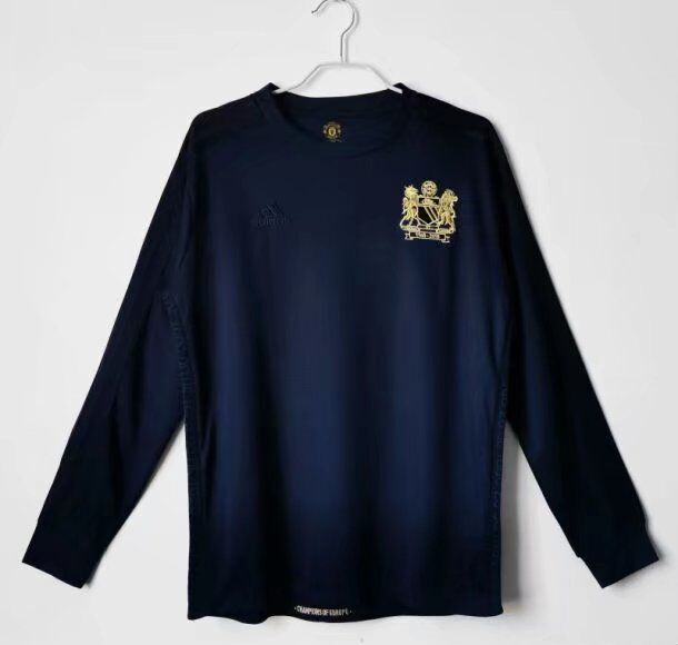 1968 Manchester City dark blue long sleeve